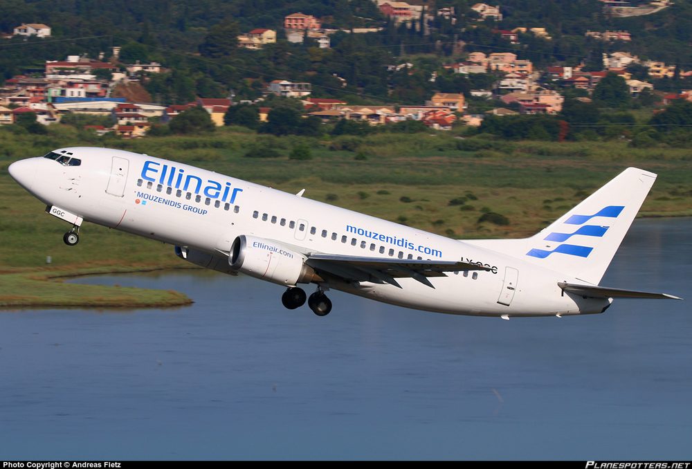 Первый рейс греческой компании Ellinair